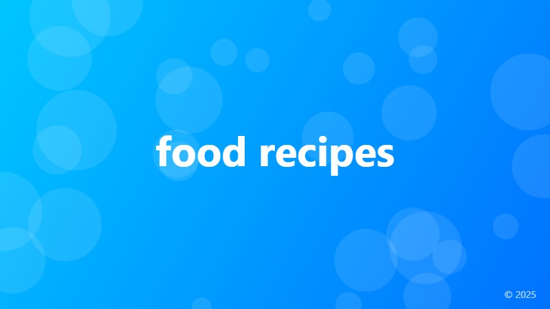 food recipes